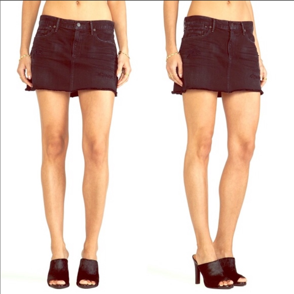 CITIZENS OF HUMANITY Daria Miniskirt Distressed